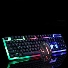 Load image into Gallery viewer, Wired Gaming Keyboard PC Rainbow